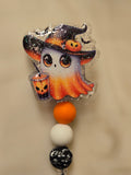 Cute ghost badge reel